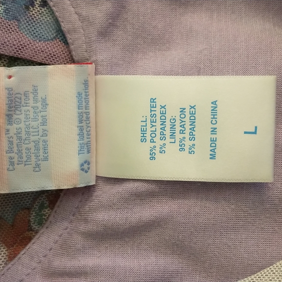 Hot Topic "Care Bears" Characters In The Clouds Dress w/Mesh Bouncy Skirt (L) - Picture 12 of 13